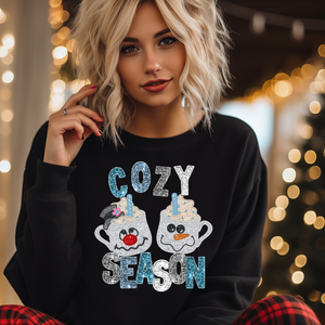 Cozy Season Snowmen Cups DTF