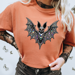 Faux Rhinestone Bat - DTF transfer