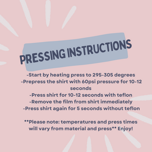 Pressing Instruction for DTF