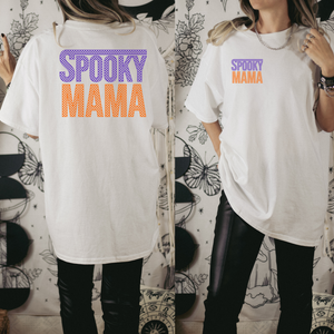 spooky mama  with pocket dtf transfer 