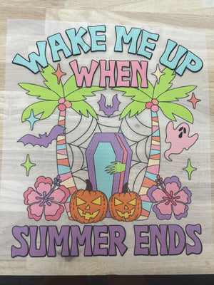 Wake me up when summer ends DTF